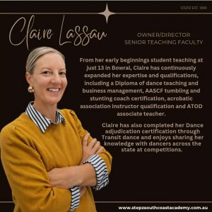 Stepz South Coast Dance Academy Teacher