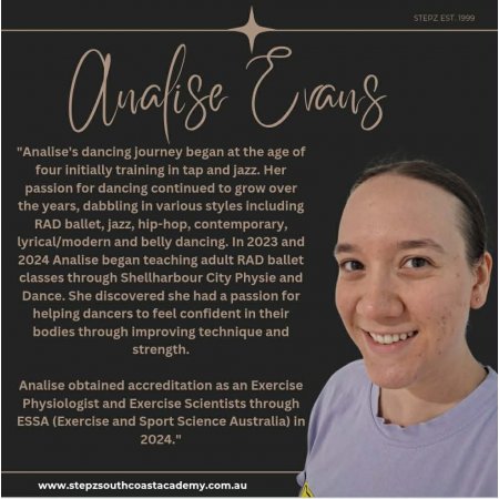Stepz South Coast Dance Academy Teacher