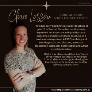 Stepz South Coast Dance Academy Teacher